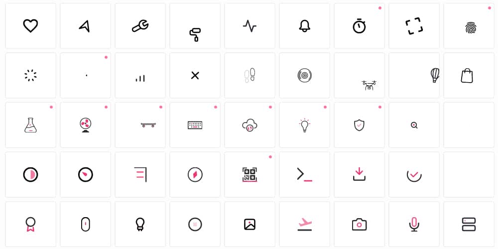 Latest Collection of Free SVG Icons & Illustrations 8 Potlab Icons