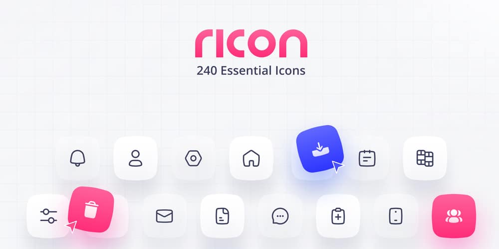 Latest Collection of Free SVG Icons & Illustrations 186 Ricon v.1