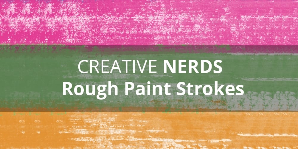 Rough Paint Strokes smudges Photoshop Brushes