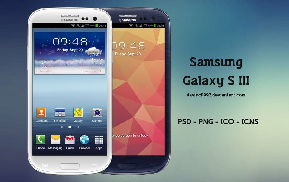Samsung Galaxy S III PSD