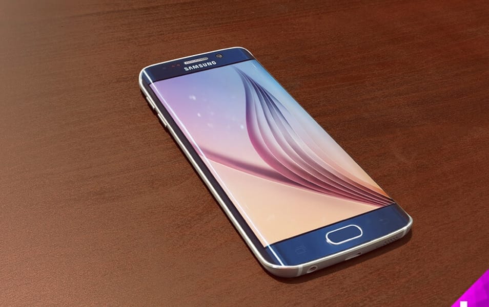 Samsung Galaxy S6 Edge Mockup