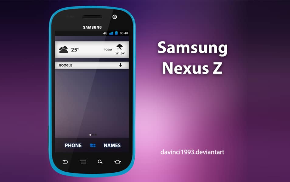 Samsung Nexus Z PSD