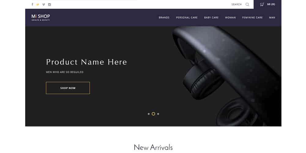 Free Ecommerce Web Templates PSD » CSS Author