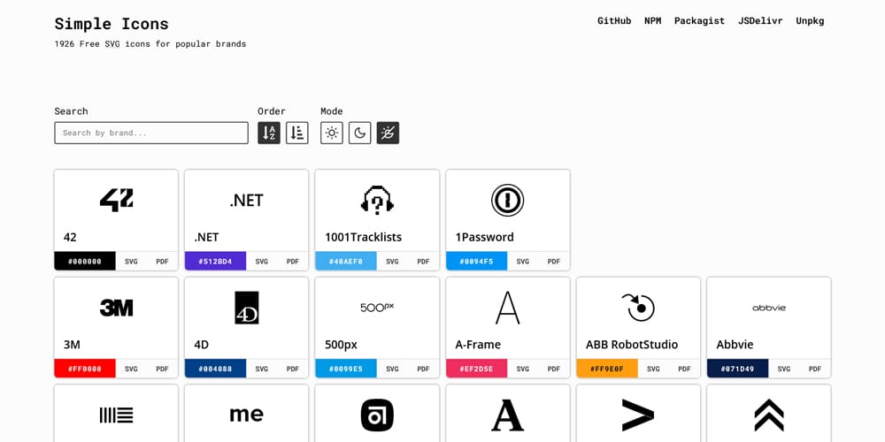 Latest Collection of Free SVG Icons & Illustrations 96 Simple Icons