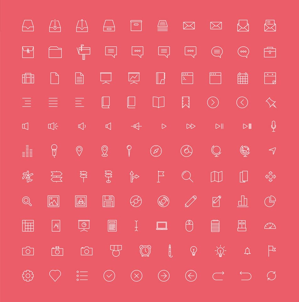 250+ Ultimate Collection Of Free Line Icon Sets » CSS Author