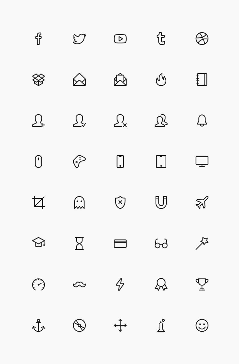 Simple Line Icons Set Vol.4