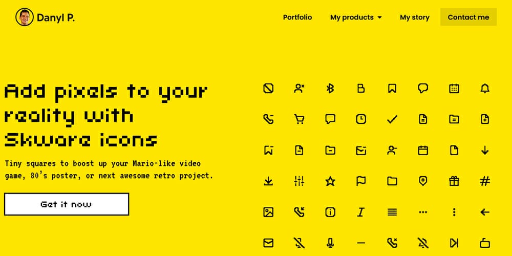 Latest Collection of Free SVG Icons & Illustrations 162 Skware Pixel Icons