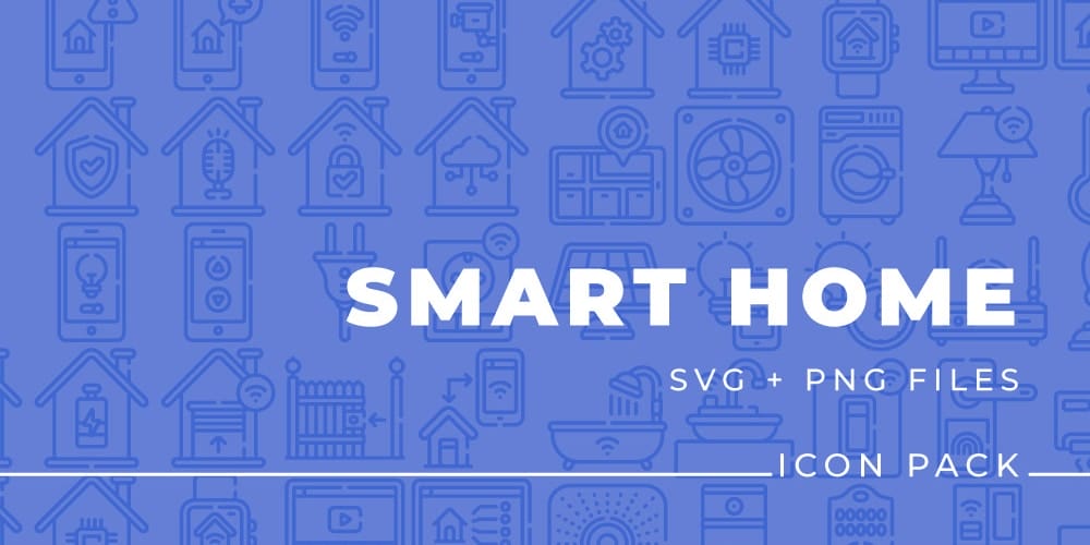 Latest Collection of Free SVG Icons & Illustrations 230 Smart Home Icons