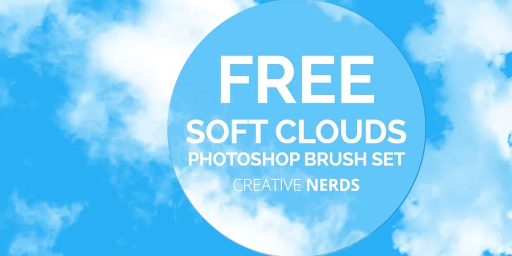 Soft Clouds Photoshop Brush Set 