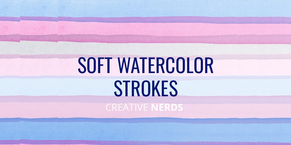 Soft Watercolor Strokes Photoshop Brushes