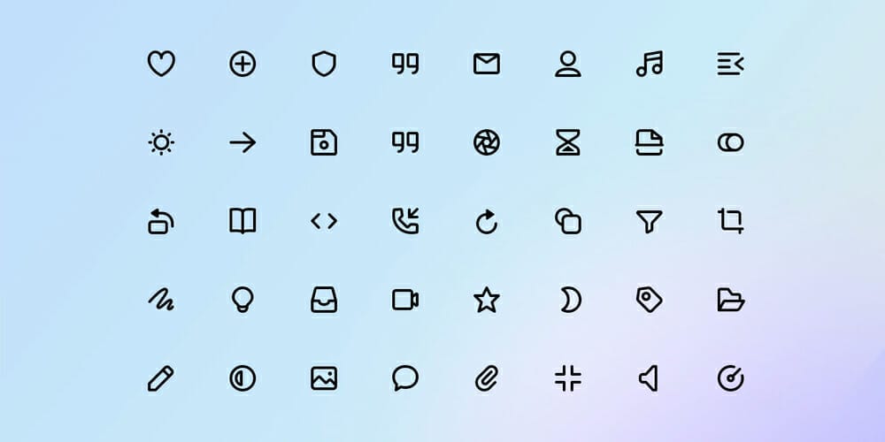 Latest Collection of Free SVG Icons & Illustrations 180 Super Basic Icons