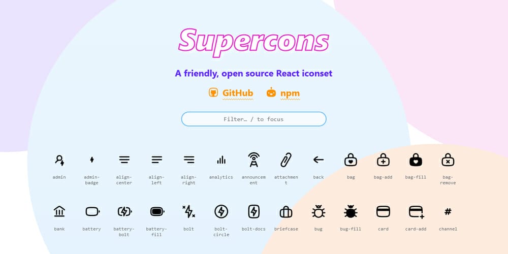 Latest Collection of Free SVG Icons & Illustrations 15 Supercons