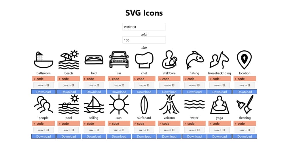 Latest Collection of Free SVG Icons & Illustrations 88 Svelte app