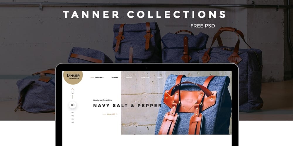Tanner Ecommerce Template PSD