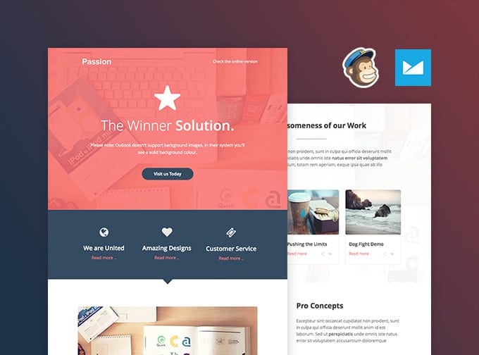 The Passion Email Template