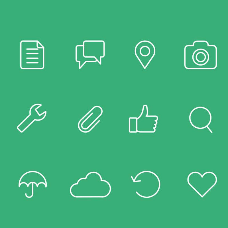 Ultimate Collection of Free Line Icon Sets