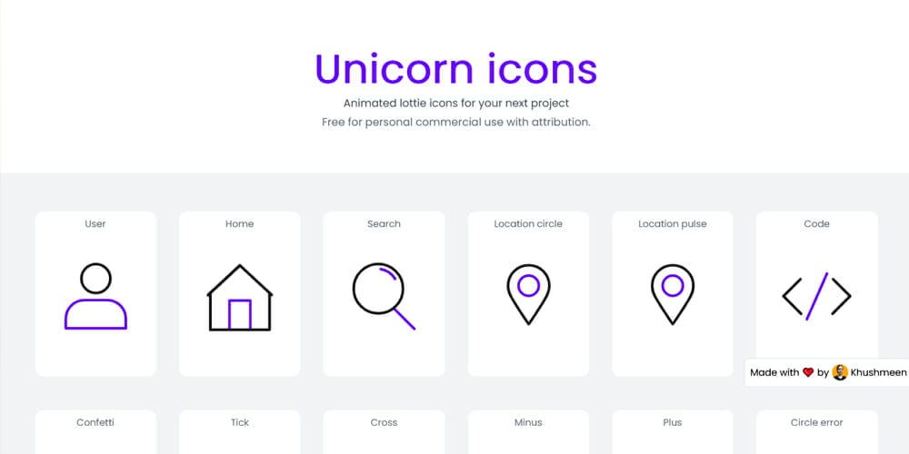 Unicorn Icons