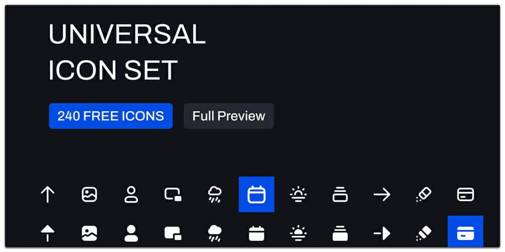 Universal Icon Set