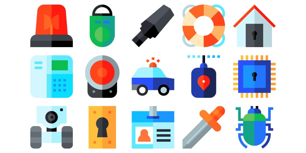 Latest Collection of Free SVG Icons & Illustrations 227 Vector Security Icons