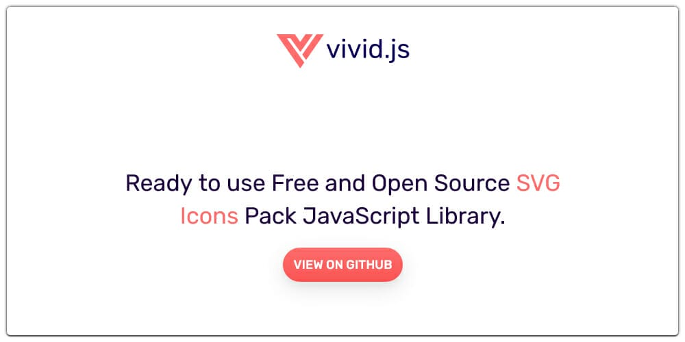 Vivid.js Icons