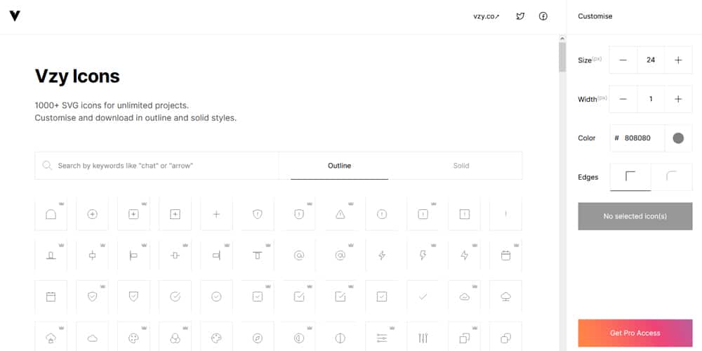 Latest Collection of Free SVG Icons & Illustrations 57 Vzy Icons