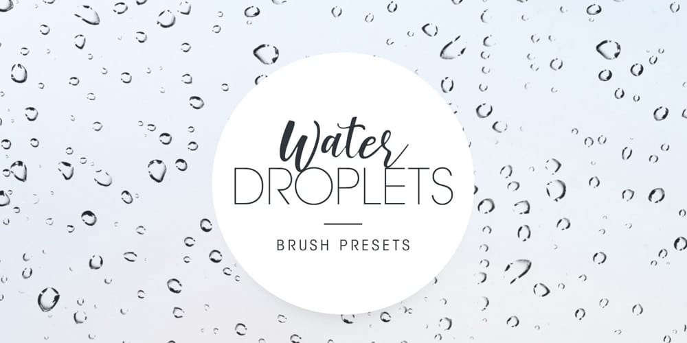 Water Droplet Brushes for Photoshop