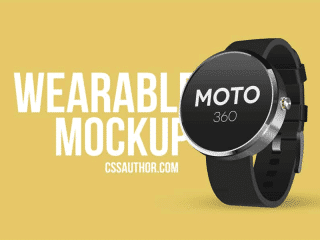 Wearable Mockup Design PSD