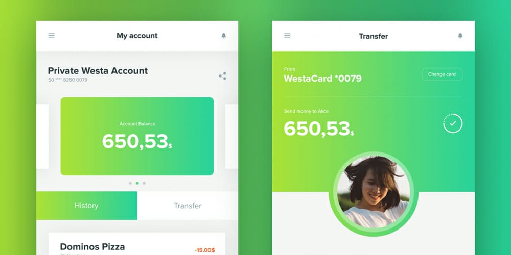 Latest Free Mobile App UI PSD Designs 123 Westa