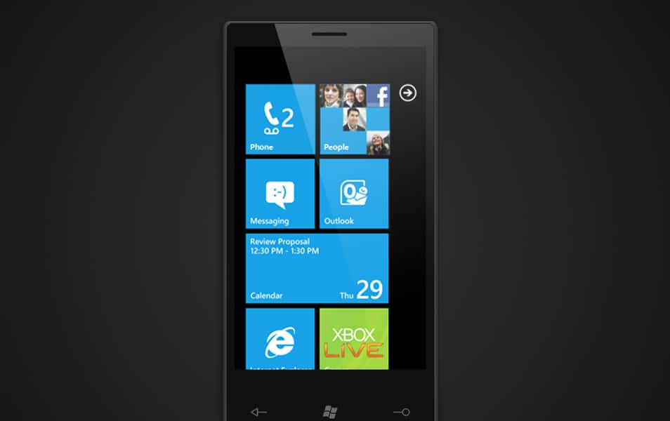 Windows Phone 7 PSD