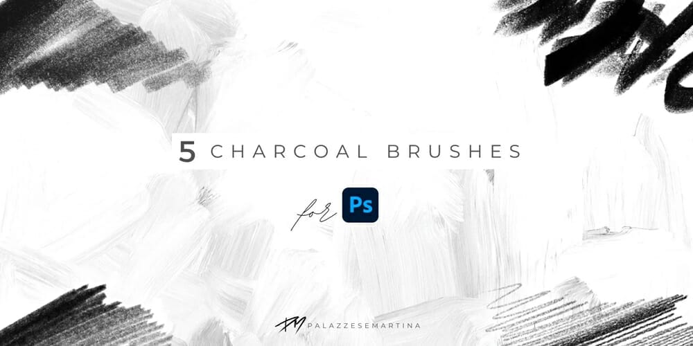 charcoal brushes for Photoshop