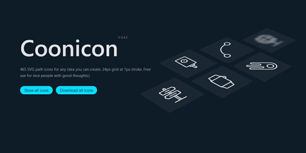 Latest Collection of Free SVG Icons & Illustrations 18 coonicon