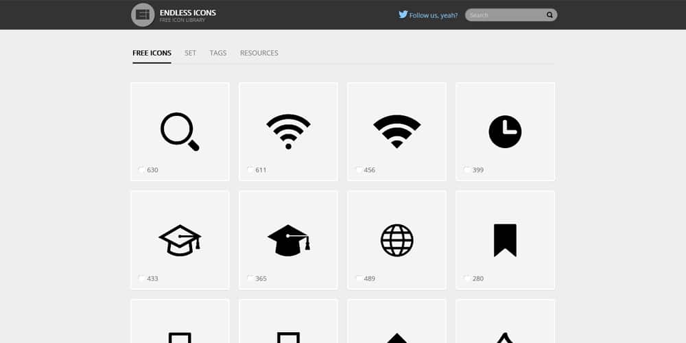 Latest Collection of Free SVG Icons & Illustrations 106 endless icons