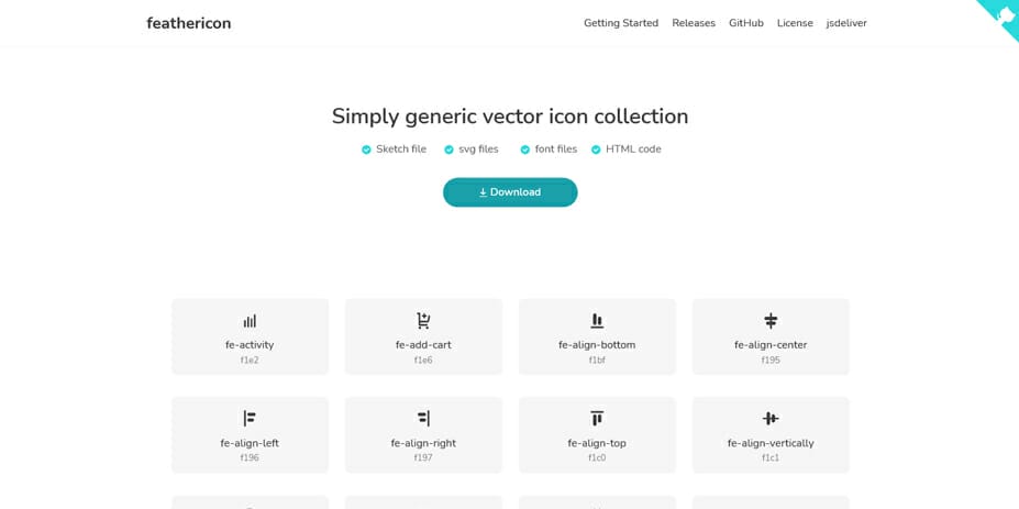 Latest Collection of Free SVG Icons & Illustrations 130 feathericon