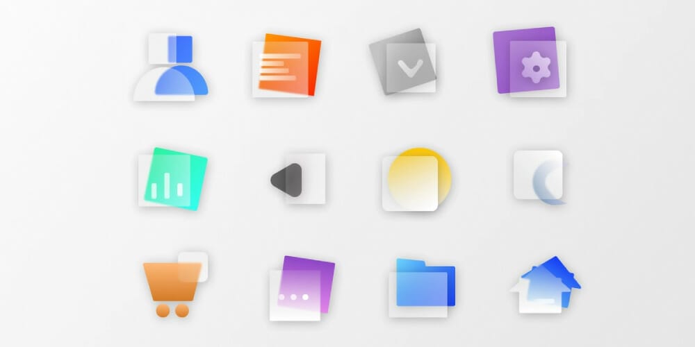 Latest Collection of Free SVG Icons & Illustrations 234 glassmorphism icons
