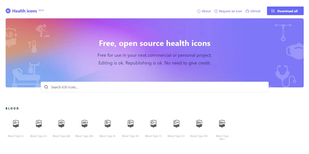 Latest Collection of Free SVG Icons & Illustrations 16 healthicons