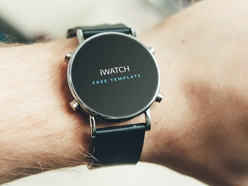 iWatch Free Template PSD