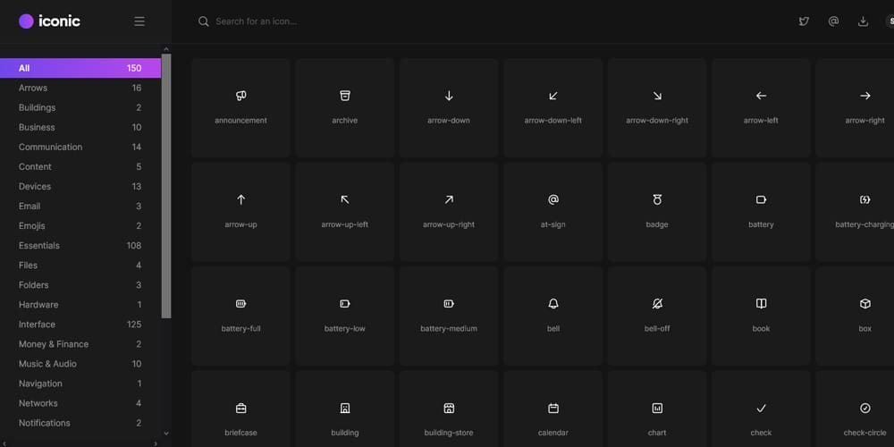 Latest Collection of Free SVG Icons & Illustrations 83 iconic