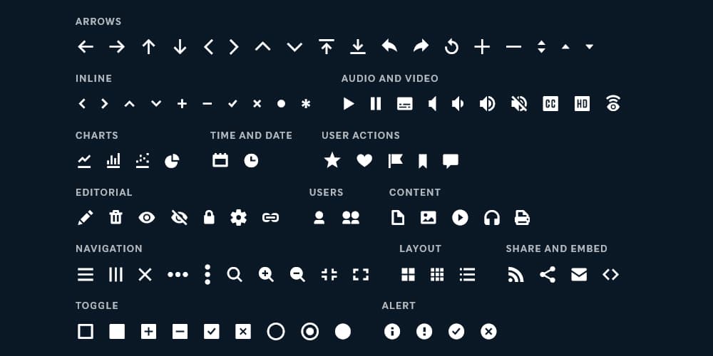 Latest Collection of Free SVG Icons & Illustrations 119 microns