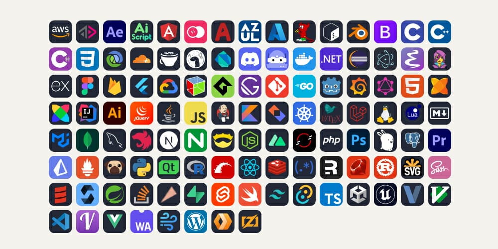 Latest Collection of Free SVG Icons & Illustrations 136 Skill Icons