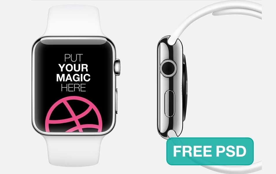 Apple Watch Free Mockup Template