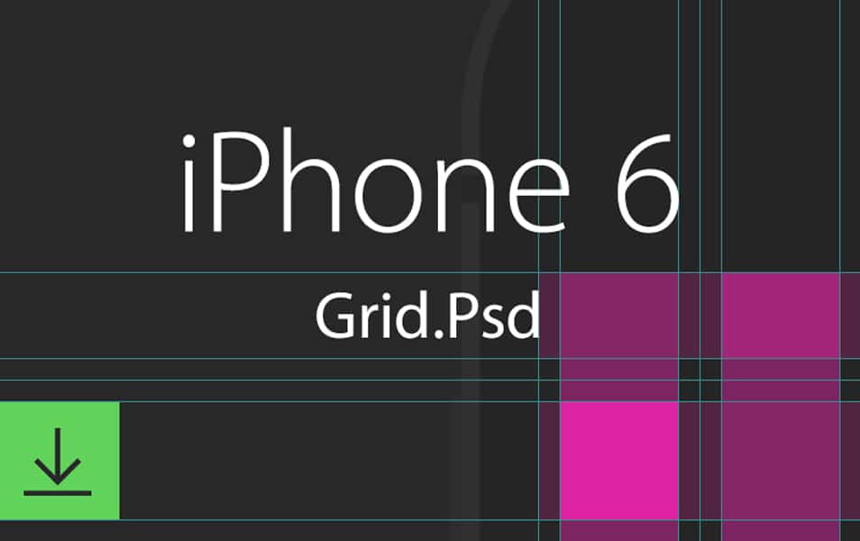 Apple iPhone 6 Grid Template