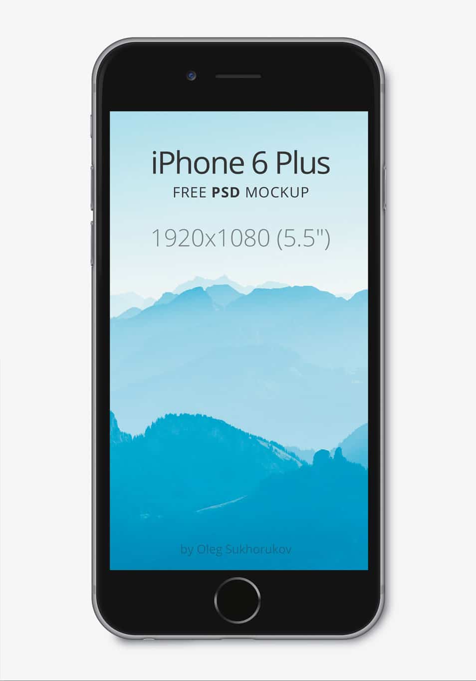 Apple iPhone 6 Plus Mockup PSD