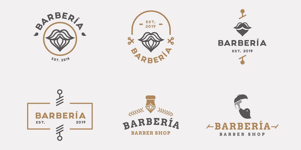 Baber Shop Logos