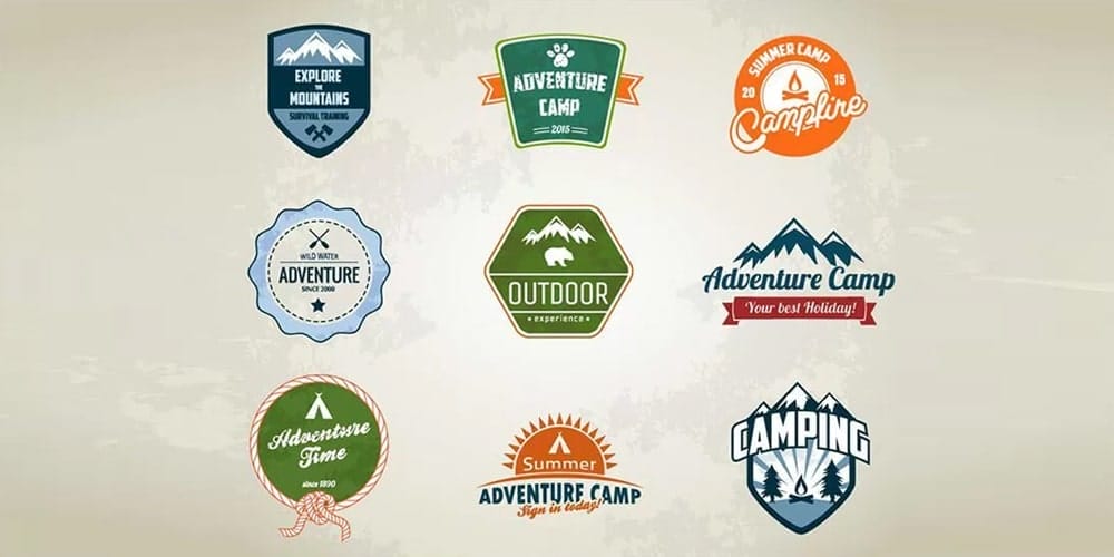 Camping Badges