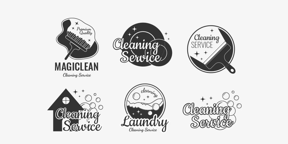 Cleaning Logos Templates