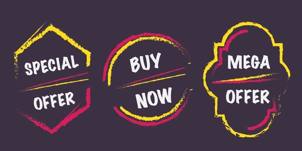 Colorful Sale Badge Designs