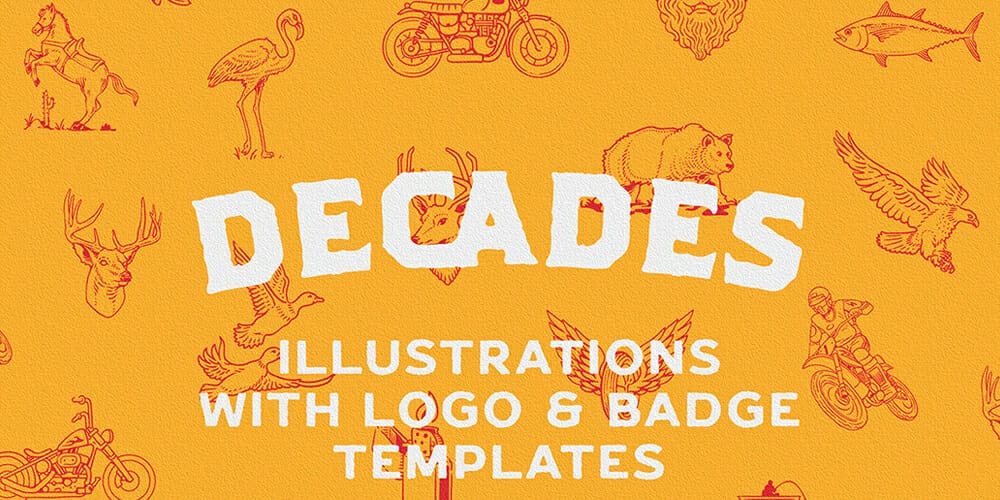 Decades Badges and Logo Templates