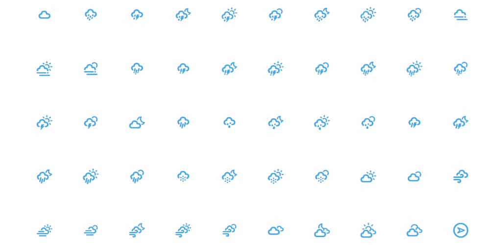 Dripicons Weather Icons