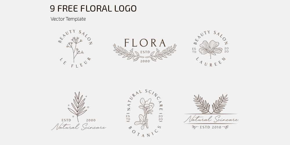 Floral Logo Templates