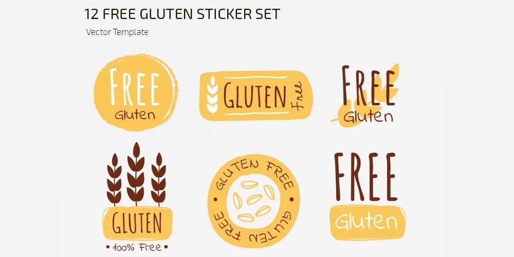Free Gluten Sticker 